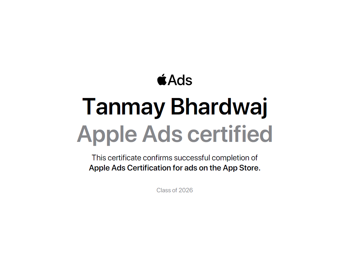 Apple certificate
